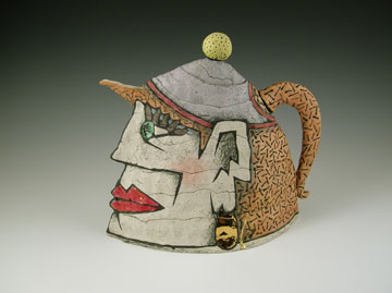ceramic teapot by Ken Hoffman